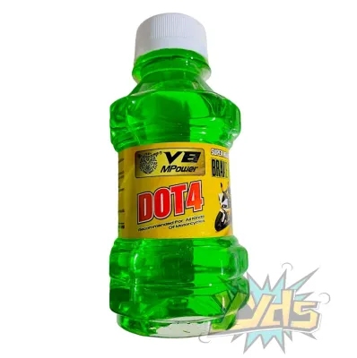 1PC BRAKE FLUID DOT4 150ML COLORED FOR MOTORCYCLE HEAVY DUTY BRAKE SYSTEM