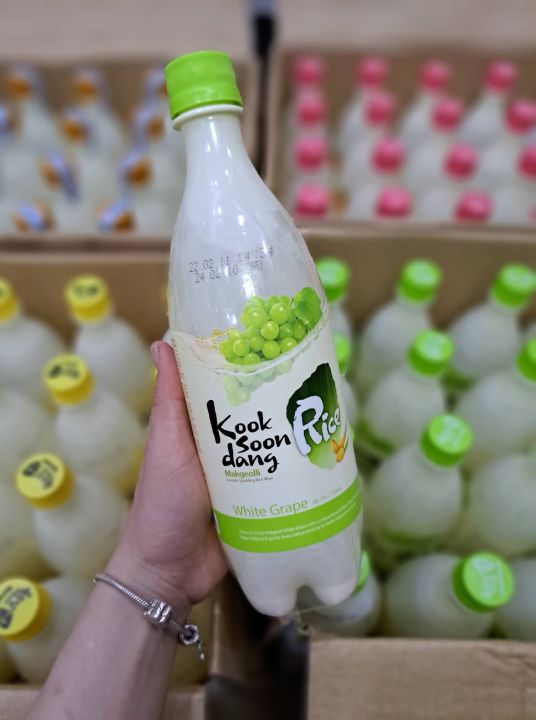 Nước gạo Hàn Quốc Makgeolli 750ml vị nho