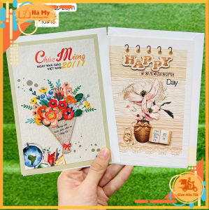 Thiệp 20 Tháng 11 Chúc Mừng Ngày Nhà Giáo Việt Nam Thiệp 1 Mặt Chữ Nổi Trang Trí