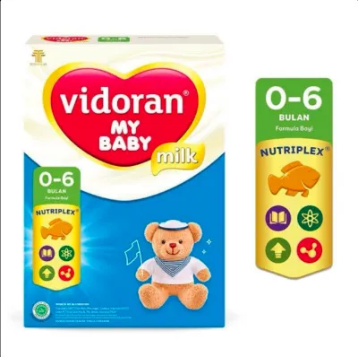 PAKET HEMAT ISI 5 BOX VIDORAN UNTUK USIA 0-6 BULAN 125 gram per box