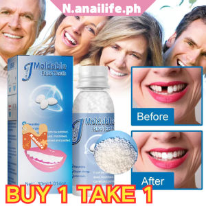 【Buy 1 Take 1】Moldable false teeth gigi palsu silikon DIY Gigi Palsu Temporary tooth repair kit safe Gaps FalseTeeth Solid Glue 30ml MissingTeeth