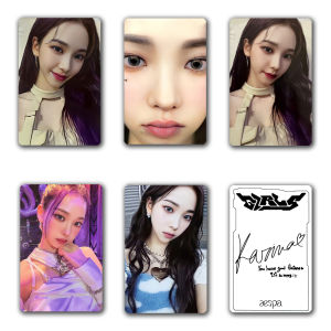 5 Lembar/Set Photocard Aespa Karina Winter GIRLS real world kwangya ver Karina zoom