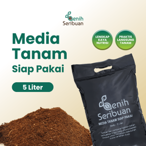 Benih Seribuan - Media Tanam Siap Pakai Kaya Nutrisi Bebas Hama 5 Liter