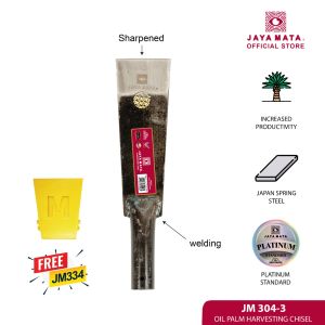 Jaya Mata 3"/4"/5" Oil Palm Harvesting Chisel JM304 [FREE JM334 Chisel Cover – Online Official Exclusive Deals]