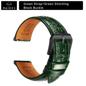 2026 Maikes Top Quality Leather Watch Strap 20mm 22mm Accessories Watchbands Braceletes For Jaeger-LeCoultre Watch Band