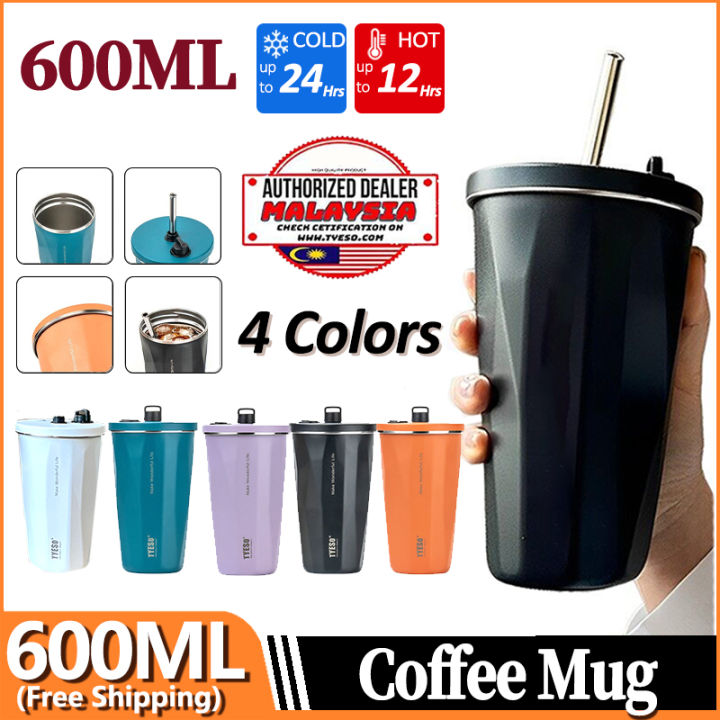 100 Original Diamond Tyeso Thermos Cup Tumbler Cup with Straw