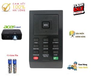 Remote Điều khiển máy chiếu Acer dùng cho X1160Z X1161PA X1130P EV-S13H EV-S50 S60- Hàng chính hãng mới 100% TẶNG PIN
