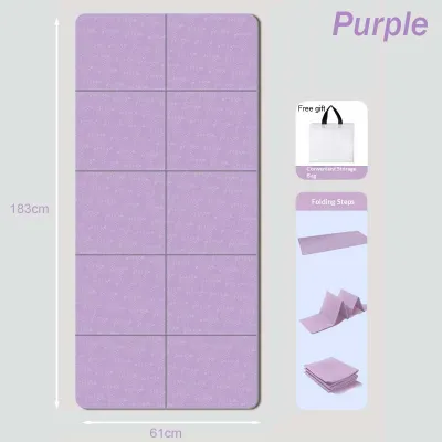 YOGI Foldable Yoga Mat Anti-slip Lightweight Travel Folding Easy Carry Student Nap，Exercise mat yoga mat，折叠瑜伽垫