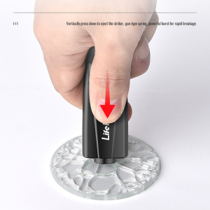 Safety Window Breaker Easy to Carry Concealed Emergency Safety Tools Multifunction Spray Operation Principle