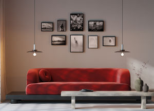 Khung tranh treo tường Decor Phòng ngủ 11 tấm khung ảnh mặt kính DECOFU S11- bảo hành gãy vỡ Miễn phí in ảnh