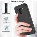 Asuwish Phone Case for LG G8 ThinQ Cell Cover Hybrid Rugged Shockproof Hard Drop Proof Full Body Slim Heavy Duty Mobile Accessories LGG8 Thin Q G 8 LG8 G8thinq LGG8thinq 8G Women Men Blue. 