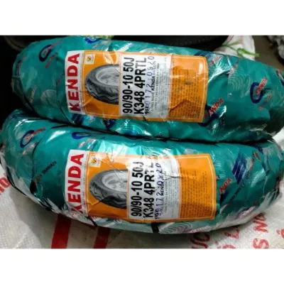 VỎ (LỐP) XE MÁY 90/90-10 KHÔNG SĂM KENDA