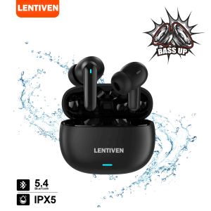 LENTIVEN Earbuds TWS Wireless EARPHONE BLUETOOTH Headset IPX4 BT 5.5 Garansi 1 Tahun LTA10