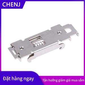 CHENJ Kẹp Rơ Le trạng thái rắn cố định đường ray DIN SSR một pha 35mm