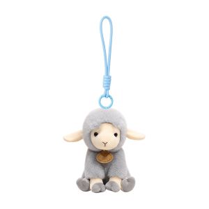 FLYING Kích thước 11/17/23cm Gối bông hình con cừu Tư thế ngồi Tai Dài Gối ôm Đáng yêu Lông xù Gối hình con cừu nhồi bông Quà tặng