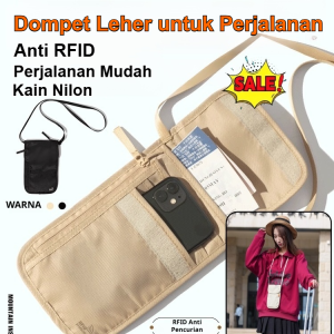 【COD】Dompet Perjalanan Multifungsi Anti Pencurian/Ransel Anti Pencurian/Dengan Pemblokir RFID/Paket Kombinasi Kantong ID Anti Pencurian/Tempat SIM dan Paspor dengan Fungsi Ventilasi/Tahan Pudar dan Ringan