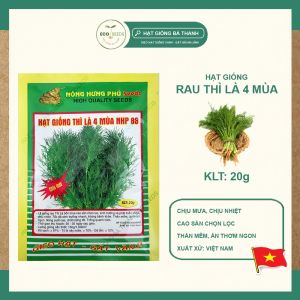 [EcoSeeds] Combo 2 Gói Hạt Giống Cây Thì Là 4 Mùa Nông Hưng Phú - Cao Sản Dễ Trồng - Gói 20g