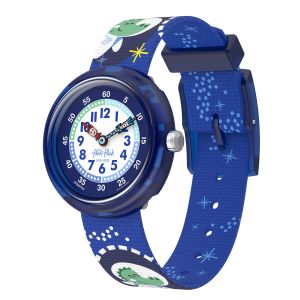 Flik Flak Croconauts (FBNP252) Blue RECYCLED PET Kids Watch