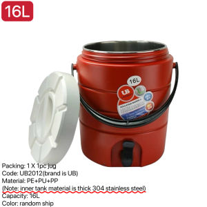 Thick double stainless steel thermos hot water 24 hrs big milktea barrel thermos with kettle coffee thermos jug water dispenser hot and cold water jug container water cooler jug coffee boiler stainless insulated water jug insulated tumbler waterpotBINLU