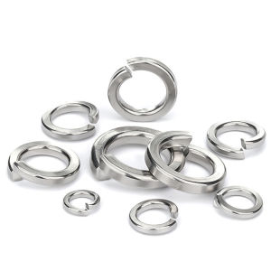 304 Stainless Steel Spring Split Lock Washer M1.6 M2 M2.5 M3 M4 M5 M6 M8 M10 M12 M14 M16 M18 M20 M22 M24 M27 M30 Elastic Gasket