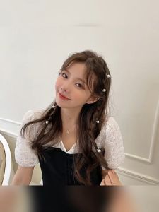 Klip Rambut Mutiara 🤍 Pearl Hair Clip Elegant Sweet Korean Style Side Hair Clip Hair Accessories