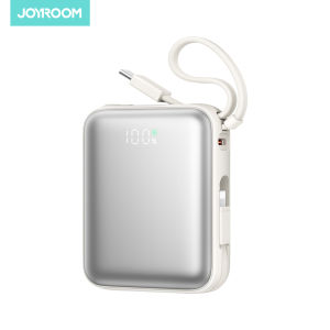 JOYROOM JR-PBF27 CCC 10000mAH PD22.5W Mini Power Bank/Fast Charging Powerbank/Built-in Cables/3C Certified/USB-C/Type-C