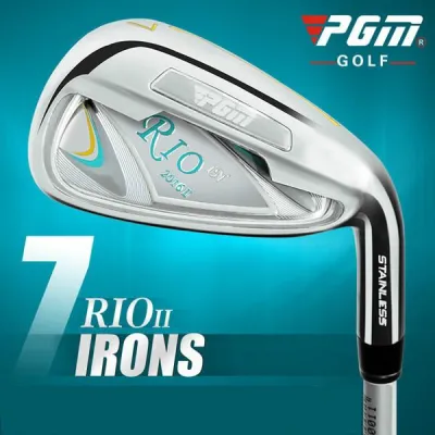 11GOLF เหล็ก 7 ผู้หญิง สำหรับเริ่มต้น PGM RIO TIG014 ก้านกราไฟต์