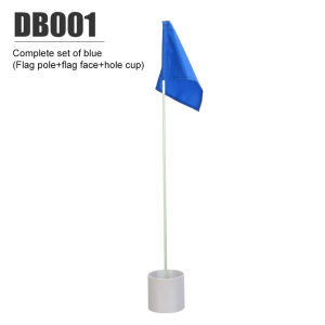 PMG Golf Putting Green Backyard Plastic Practice Hole Cup Flag Stick Pitch Golf Equipment White Course Supplies DB001