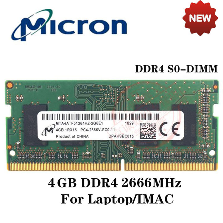 Micron RAM DDR4 4GB 8GB 2133mhz 2400mhz 2666mhz 3200mhz notebook memory ...