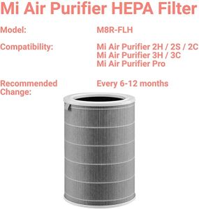 💥High Quality💥Xiao Mi Air Purifier HEPA Replacement Filter M8R-FLH Triple Layer with Activated Carbon Compatible with Mi Air Purifier 1/2/2S/2H/3H/3C/Pro