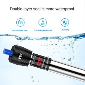 Yee Preset Glass Aquarium Heater 25W 50W Submersible Aquariums Accessories Fish Tank Automatic Heater