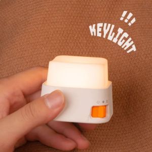 SWEET แบบพกพา ไฟสไตล์คลิกคีย์บอร์ด ปรับได้ แรงดึงดูดแม่เหล็ก โคมไฟกลางคืนแบบสัมผัส LED ความแปลกใหม่ ลดแสง โคมไฟตกแต่งโต๊ะ ห้องเด็ก