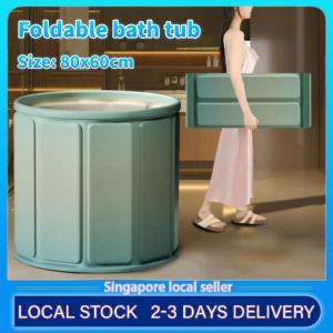 Foldable Storage Bath Bucket Adult Folding Tub Bucket Children Can Sit in Tub Swimming Bucket Adult Bathtub Full Body Bath Tub