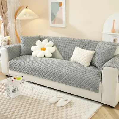 Hình Học Bọc ghế sofa Dày Cashmere Sang Trọng Phổ Không-Trượt Thảm ghế sô pha Mùa Đông Ấm Áp khăn sofa Ghế Đệm Cho Phòng Khách