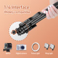 Remax L16 Tripod Bluetooth Selfie Stick Gimbal Stabilizer Camera Tripod 1600mm with Remote Control Gimbal Stabilizer. 