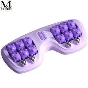 Mishilei Foot Massager Roller Acupressure Relief Fatigue Relaxation Portable Manual Massage Tool for Feet Home Office Use