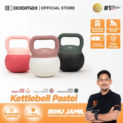 BODIMAX SILICONE KETTLEBELL 4/6/8kg / Soft Kettlebell / Dumbbell Lembut / Kettlebell Pasir / Tidak Mudah Bau