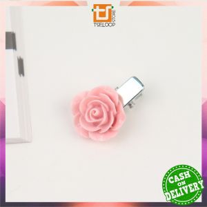 OFM-C1195 Jepit Rambut Bunga Mawar Love Peach Pita Wanita Korea Jepit Rambut Pink Mini Baby Hairclip