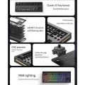 AKKO MONSGEEK M3 Mechanical Keyboard Customization Kit - RGB Aluminum Hot Plug. 