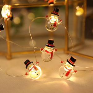 Christmas Ornaments Hanging LED Lights Bedroom Decoration Christmas Decorations Home Window Glass Decoration Warm Battery santa claus decoration glow in the dark wall decor belen for christmas christmas decorations for home 2026 2027