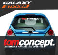 cutting sticker kaca mobil tomconcept .stiker variasi tom concept ...