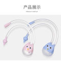 PenyedutMILLIE  Hingus Bayi Infant Nasal Aspirator Cute Owl Nose Cleaner Anti Backflow Suction Tube Baby Care Tool. 