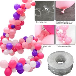 [SG SELLER]5m Plastic Wedding Party Decorating Arch Connect Strip Balloon Chain Holder Tape
