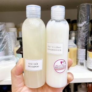 Dầu gội và mặt nạ hồi phục tóc liên kết tóc Fanola Fiber Fix 1000mlx2
