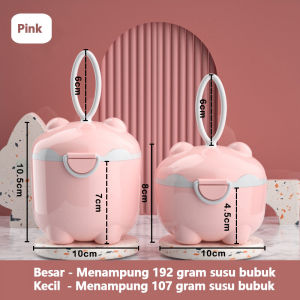 MPHL0549 Tempat Kotak Wadah Penyimpanan Susu Bubuk Bayi Portabel Sealed Anti Tumpah