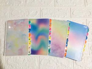 NEW DESIGN: Rainbow DIY Hardbound A5 Notebook Journal