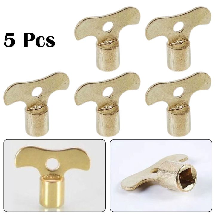 5Pcs Kitchen Faucet Keys for Ventilation Air Bathroom Retro Radiator