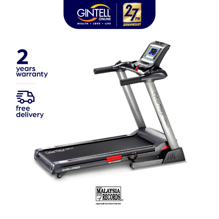 [FREE Shipping] GINTELL CyberTREK Compact X Treadmill Lazada
