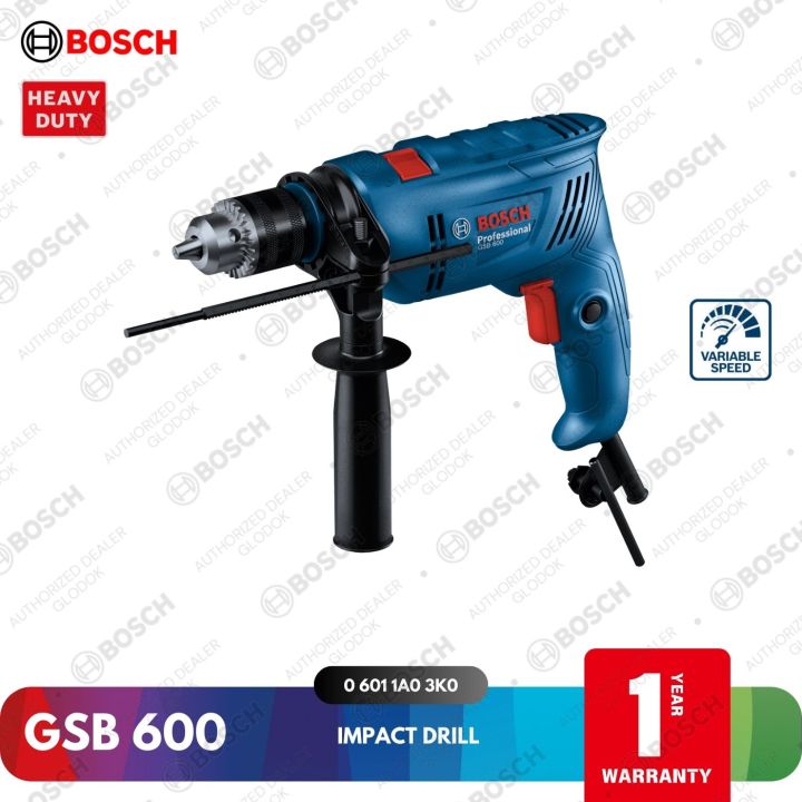 Bosch GSB 600 Mesin Bor Tembok 13 mm Impact Drill 13 MM Lazada Indonesia