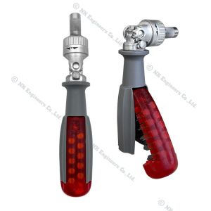 ไขควงเข้ามุม 90 องศา Greener ระบบหมุน 2 ทิศทาง หัวไขควงเป็นแ่เหล็ก พร้อมชุดดอกไขควง 18 ชิ้น